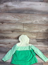 Cat & Jack Popover Color Block Anorak Windbreaker Jacket Yellow sz 5T