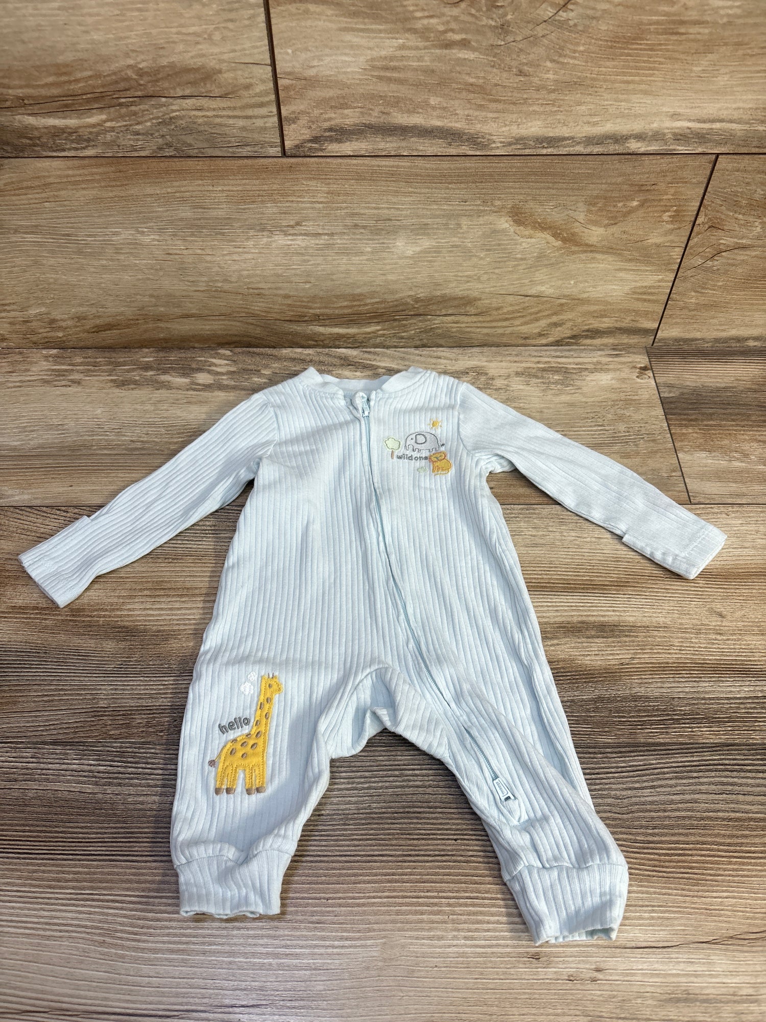 Huggies Wild One Ribbed Sleeper Blue sz 3m