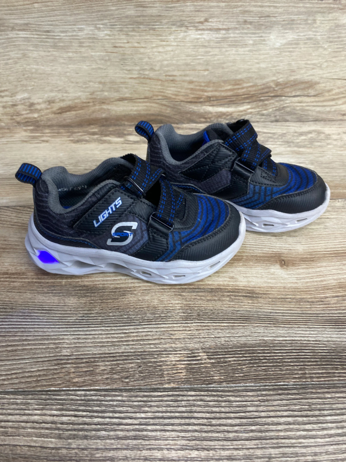 Sketchers S Sport Craig Light-Up Sneakers Grey sz 8c