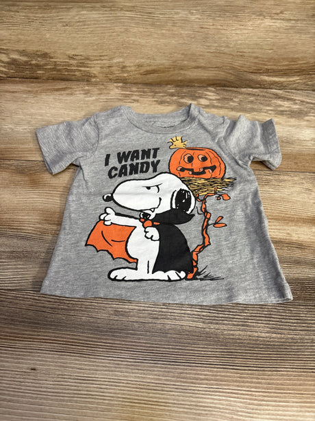 Peanuts Snoopy Shirt Grey sz 12m - Me n Mommy To Be