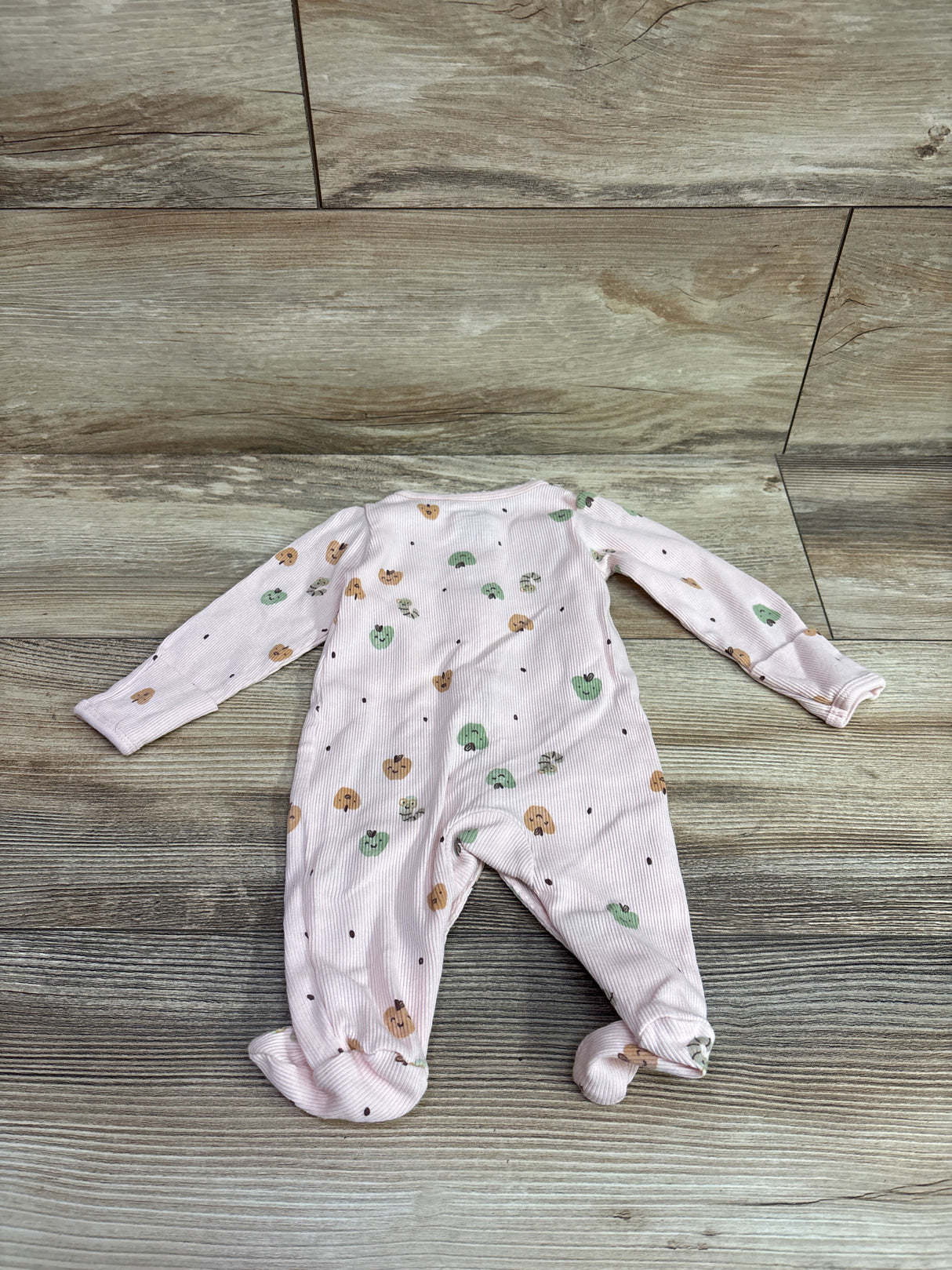 Carter's Ribbed Snap Sleeper Pink sz Newborn