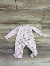 Carter's Ribbed Snap Sleeper Pink sz Newborn