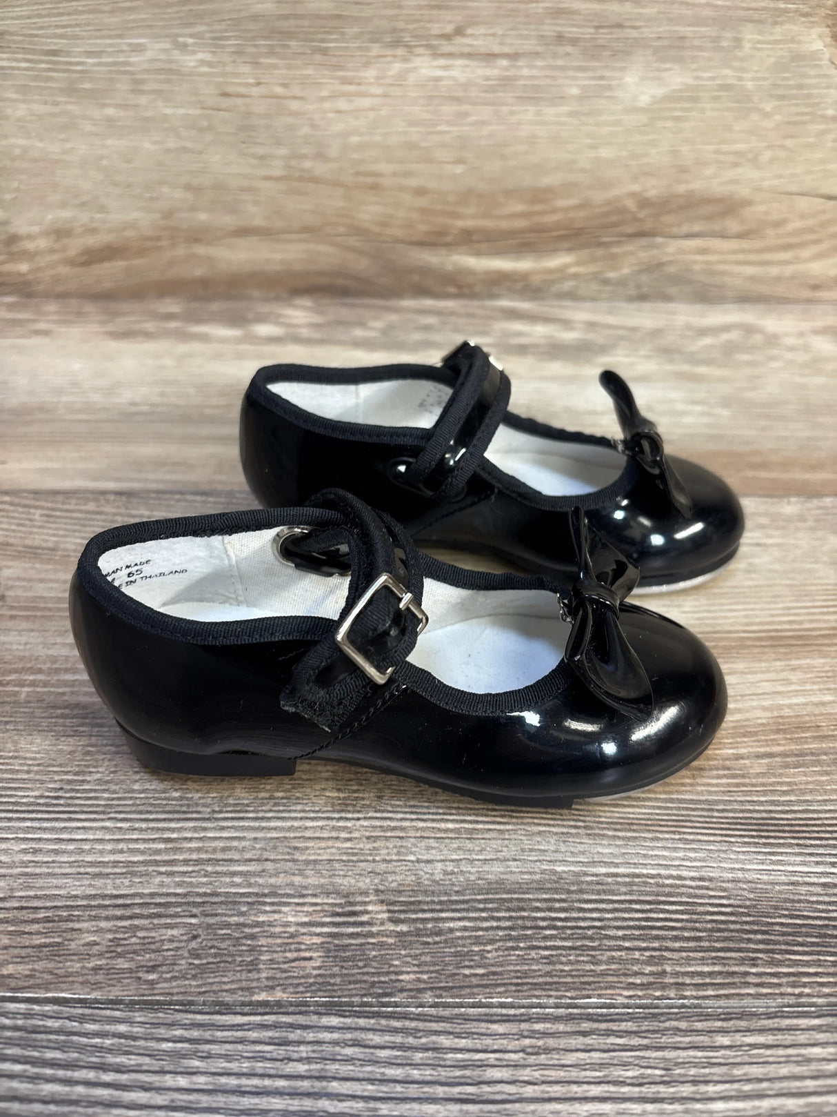 Capezio Mary Jane TeleTone Tap Shoes Black sz 8.5c
