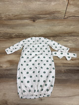 Starting Out 2pc Christmas Reef Sleep Gown & Headband Set White sz 0/6m