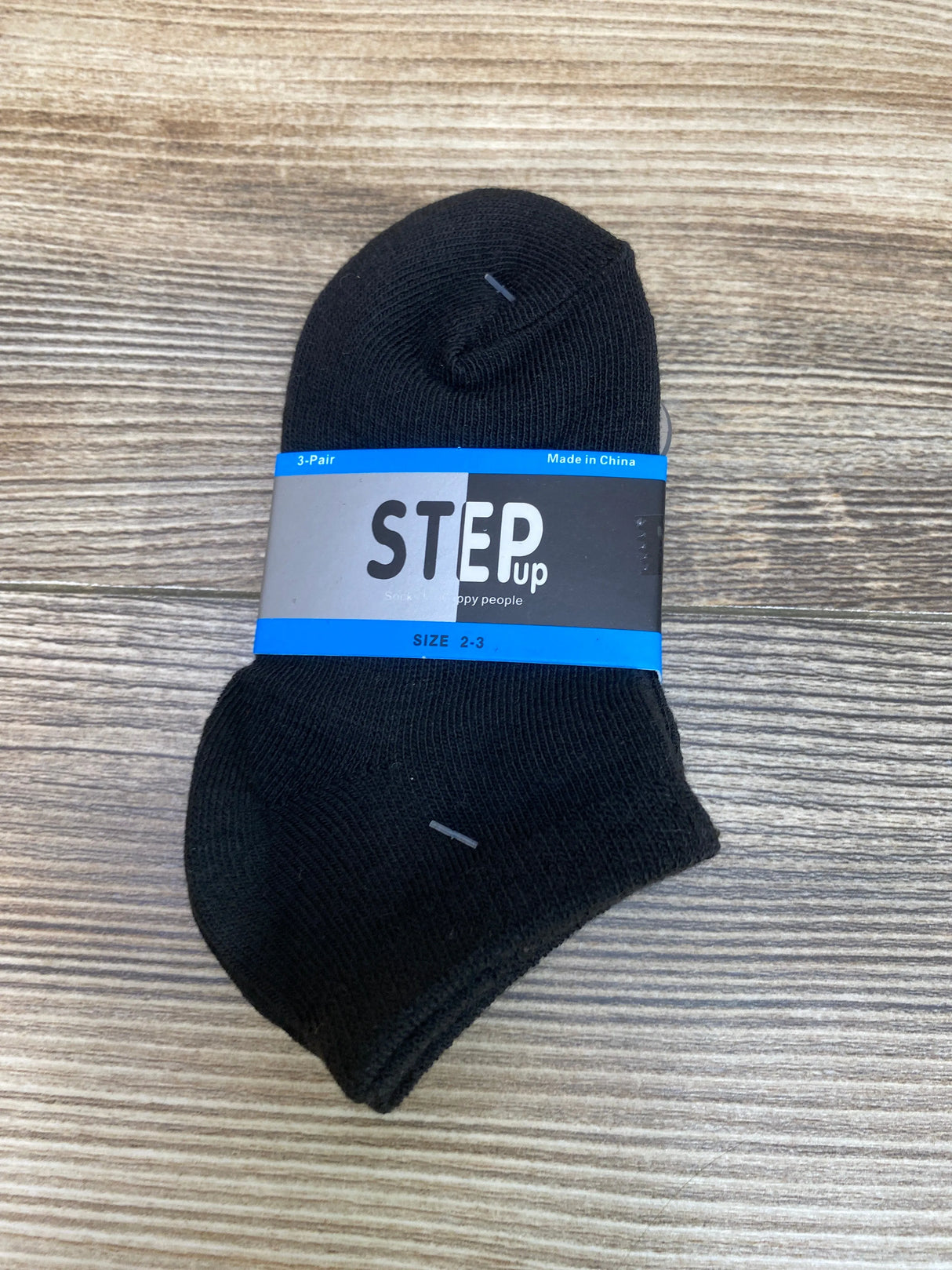 NEW Step Up Pattern Socks 3Pk sz 2-3