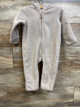 H&M Fleece Hooded Bunting Beige sz 9m