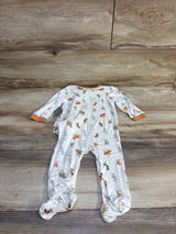 NEW Milkberry 2pc Bamboo Sleeper & Hat Set Ivory sz 6-9m