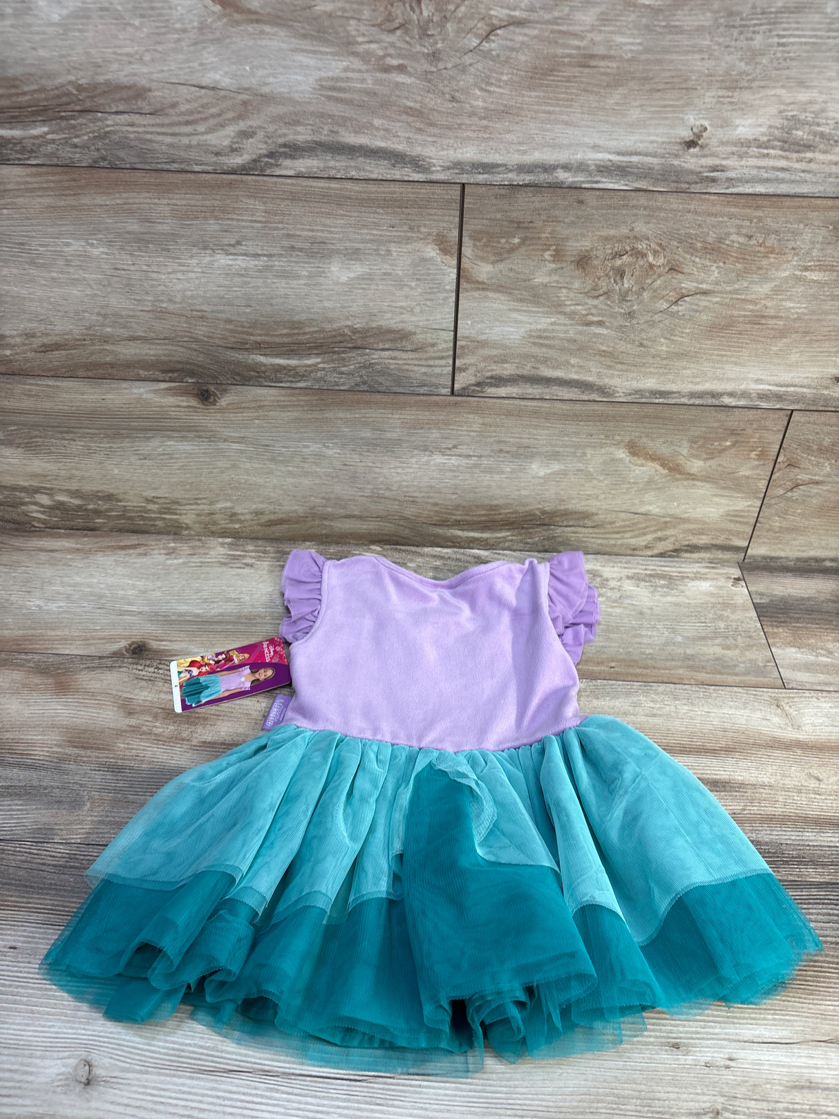 NEW Disney Princess Ariel Character Tutu Dress Purple sz 4T