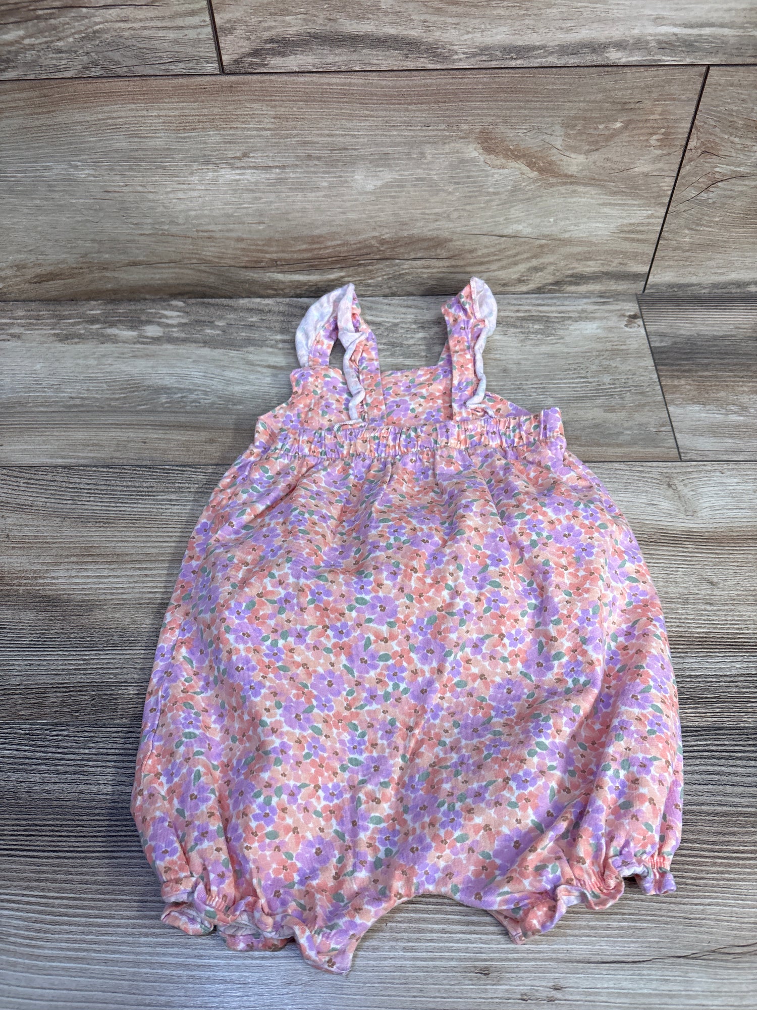 Just One You Floral Shortie Romper Pink sz 18m