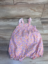 Just One You Floral Shortie Romper Pink sz 18m