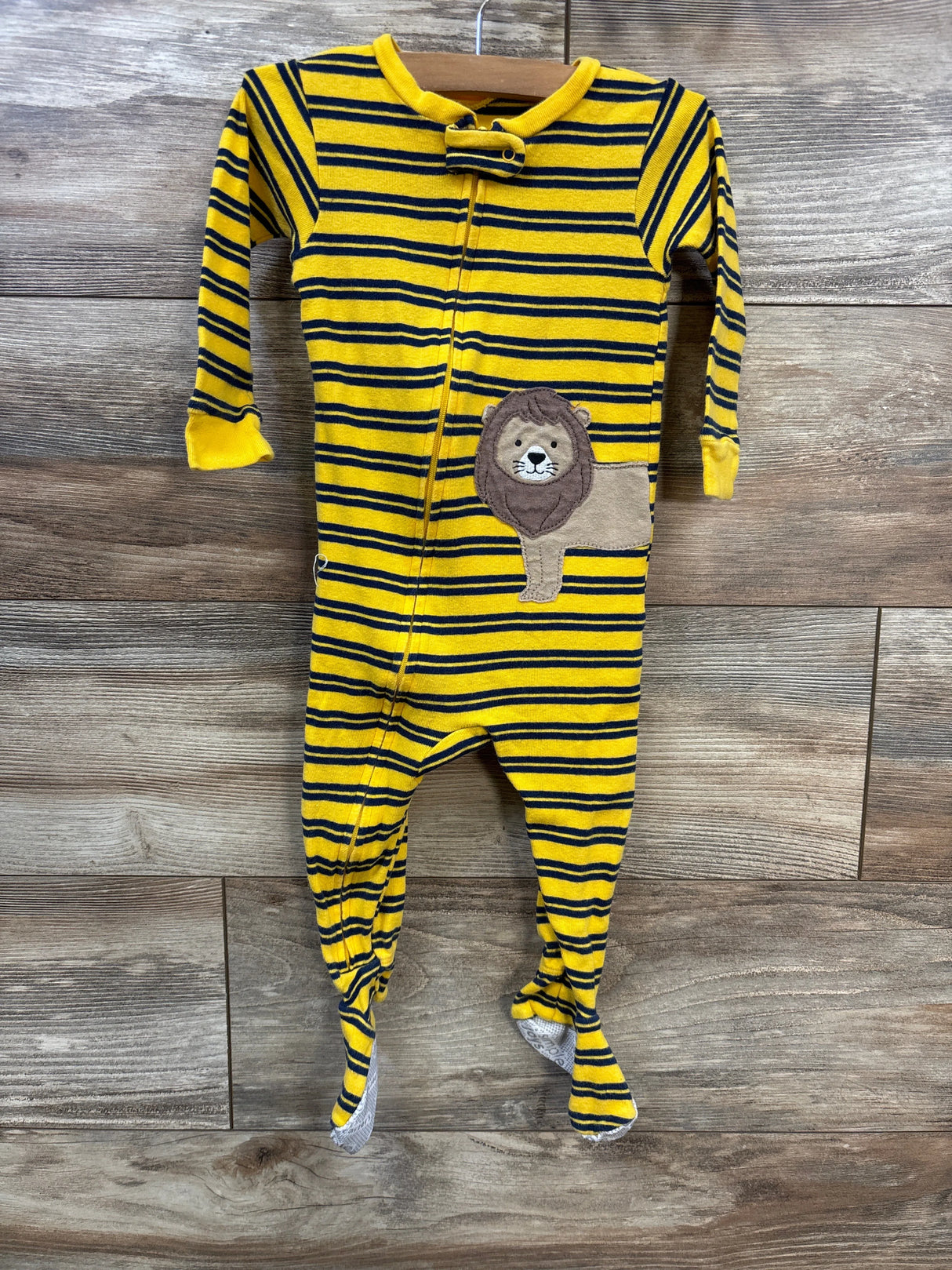 Simple Joys Striped Sleeper Yellow sz 12m - Me n Mommy To Be