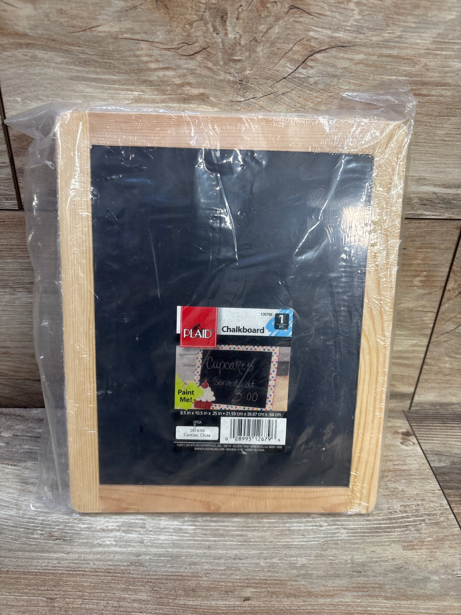 NEW Plaid Double Sided Framed Chalkboard