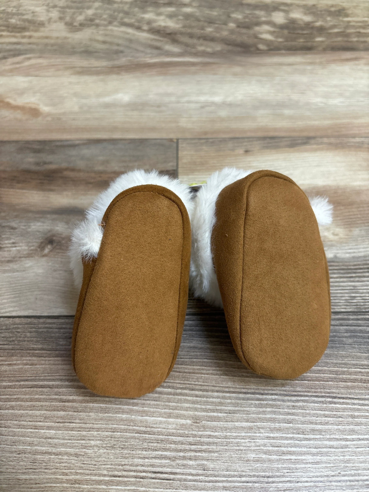 NEW First Steps Soft Sole Faux Fur Boots Brown sz 3c