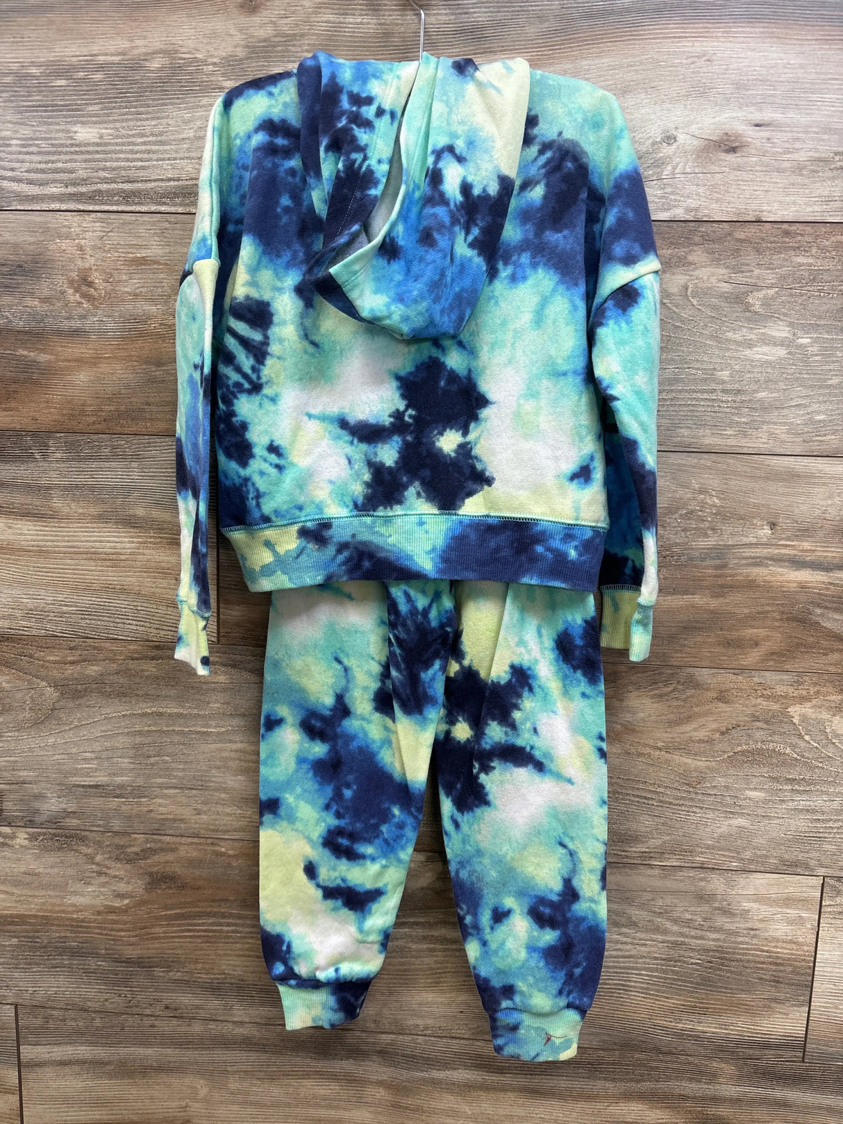 Justice 2pc Tie-Dye Sweatshirt & Joggers Set Navy sz 5/6T
