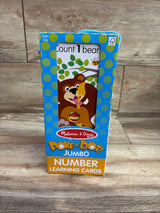 NEW Melissa & Doug Poke-a-Dot! Number Jumbo Learning Cards