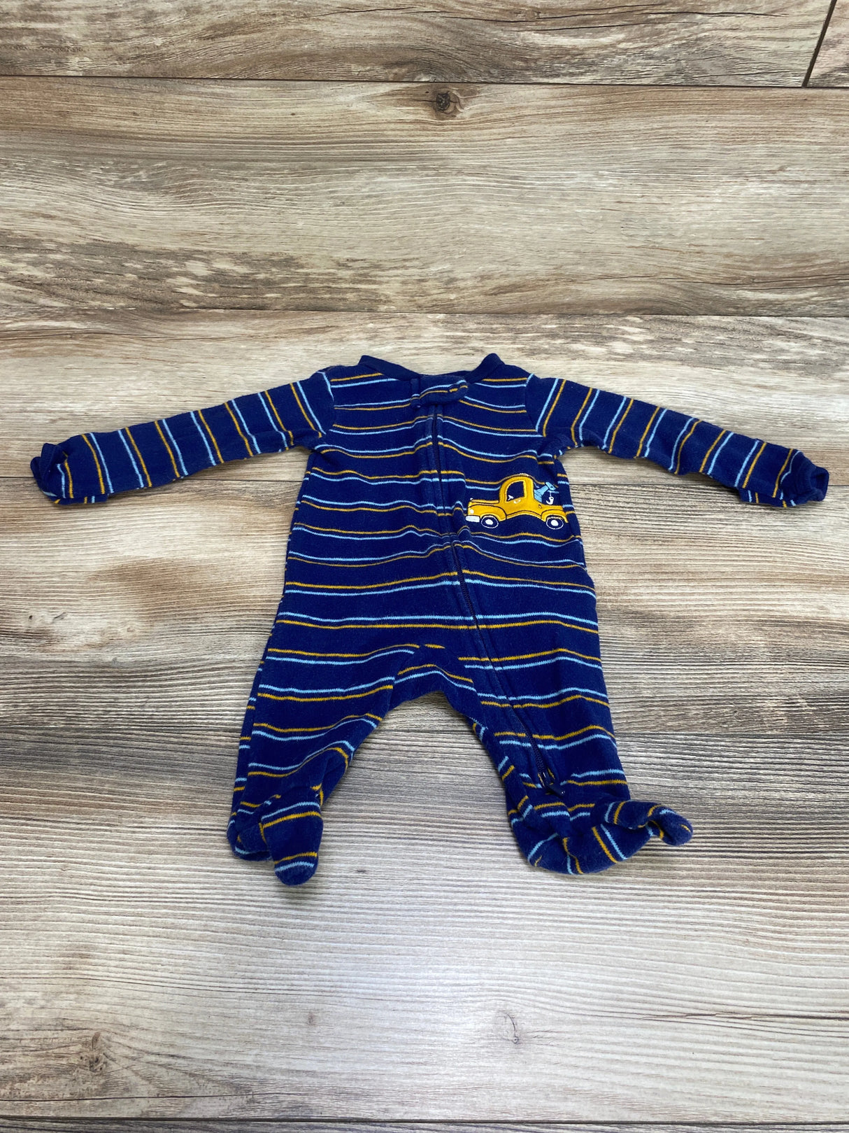 Carter's Striped Sleeper Blue sz Newborn