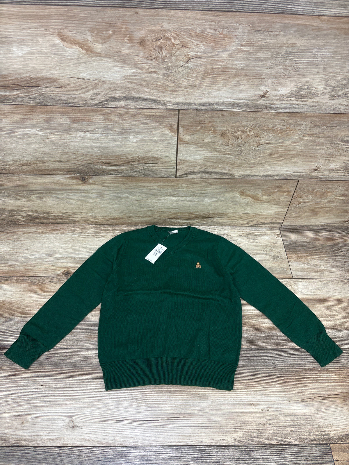 NEW Baby Gap V-Neck Knit Lightweight Sweater Green sz 5T