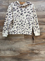NEW Grayson Mini Leopard Print Pull Over Sweater White sz 5T