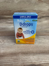 NEW Baby Ddrops 400 IU Liquid Vitamin D 15 Drops 0.5mL