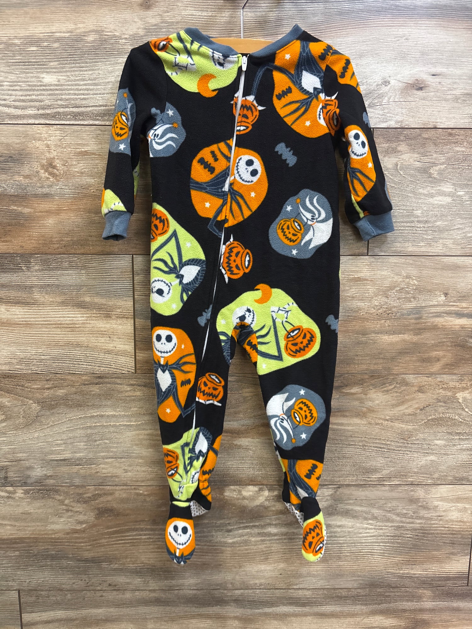 Disney The Nightmare Before Christmas Blanket Sleeper Black sz 2T