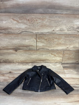 Vegas Golden Knights Leather Moto Jacket Black sz 18-24m