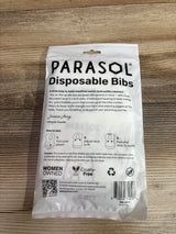 NEW Parasol Disposable Bibs 5pk
