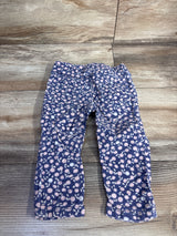 OshKosh Floral Cord Pants Lilac sz 12m
