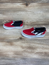 Hurley Kenji T Canvas Slip Ons Red/Black sz 7c