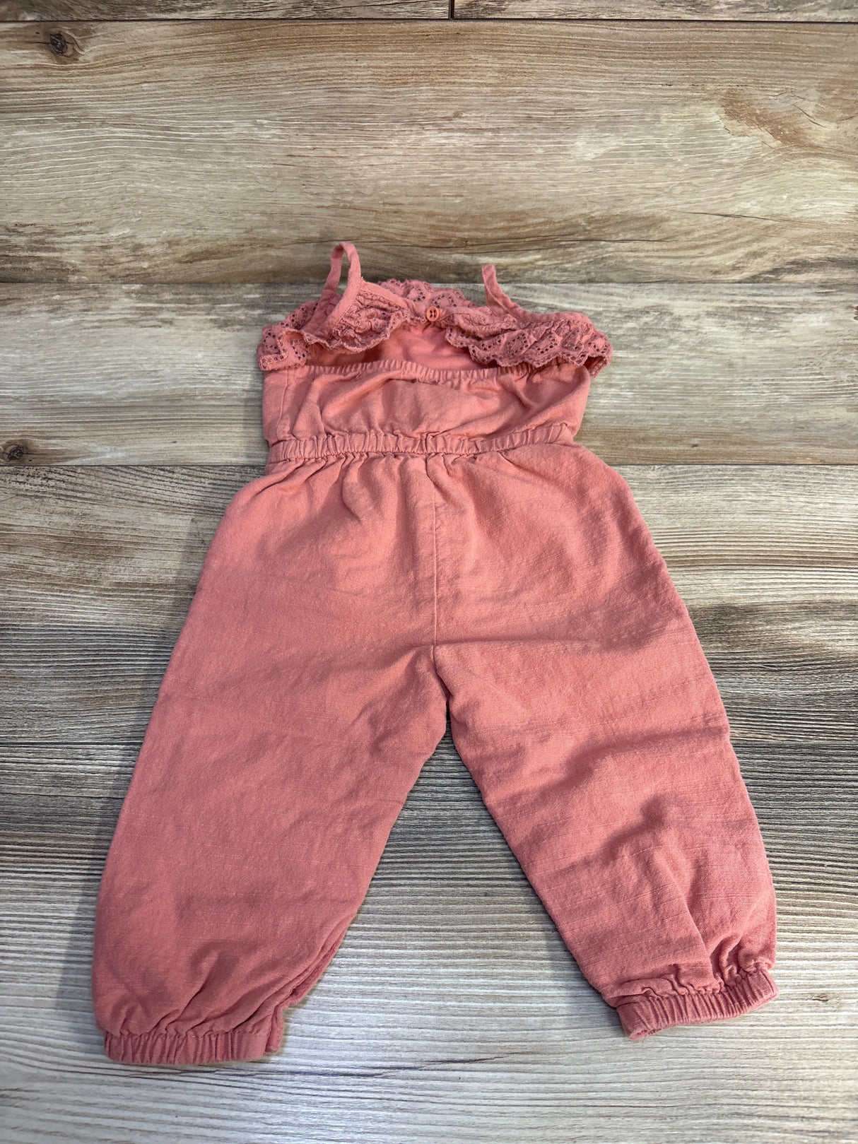 Rachel Zoe Sleeveless Eyelet Romper Pink sz 3-6m - Me n Mommy To Be