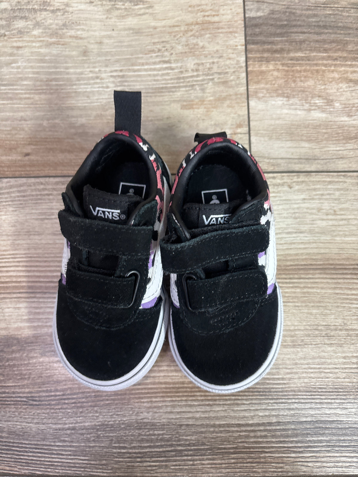 Vans Ward V Double Strap Sneakers Black sz 5c