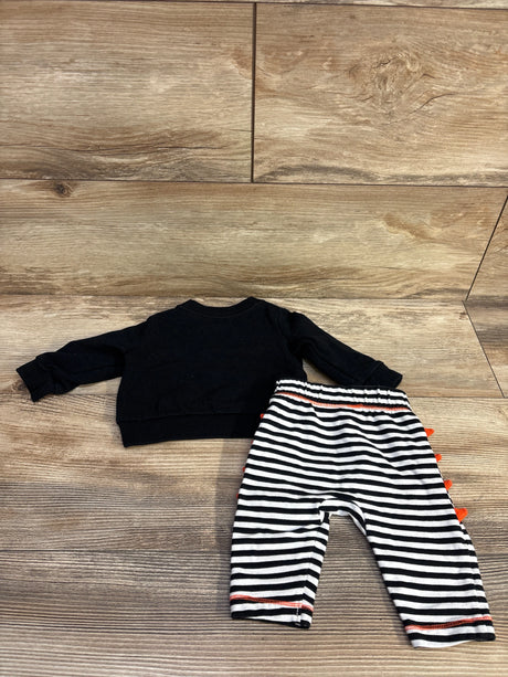 Cat & Jack 2pc Milk Monster Sweatshirt & Joggers Black sz Newborn - Me n Mommy To Be