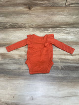 Cat & Jack Ruffle Bodysuit Orange sz Newborn