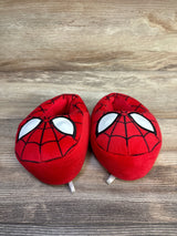 Marvel Spiderman Plush Slippers sz 5/6c
