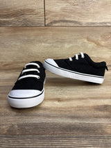 Wonder Nation Elastic Sneakers Black sz 10c