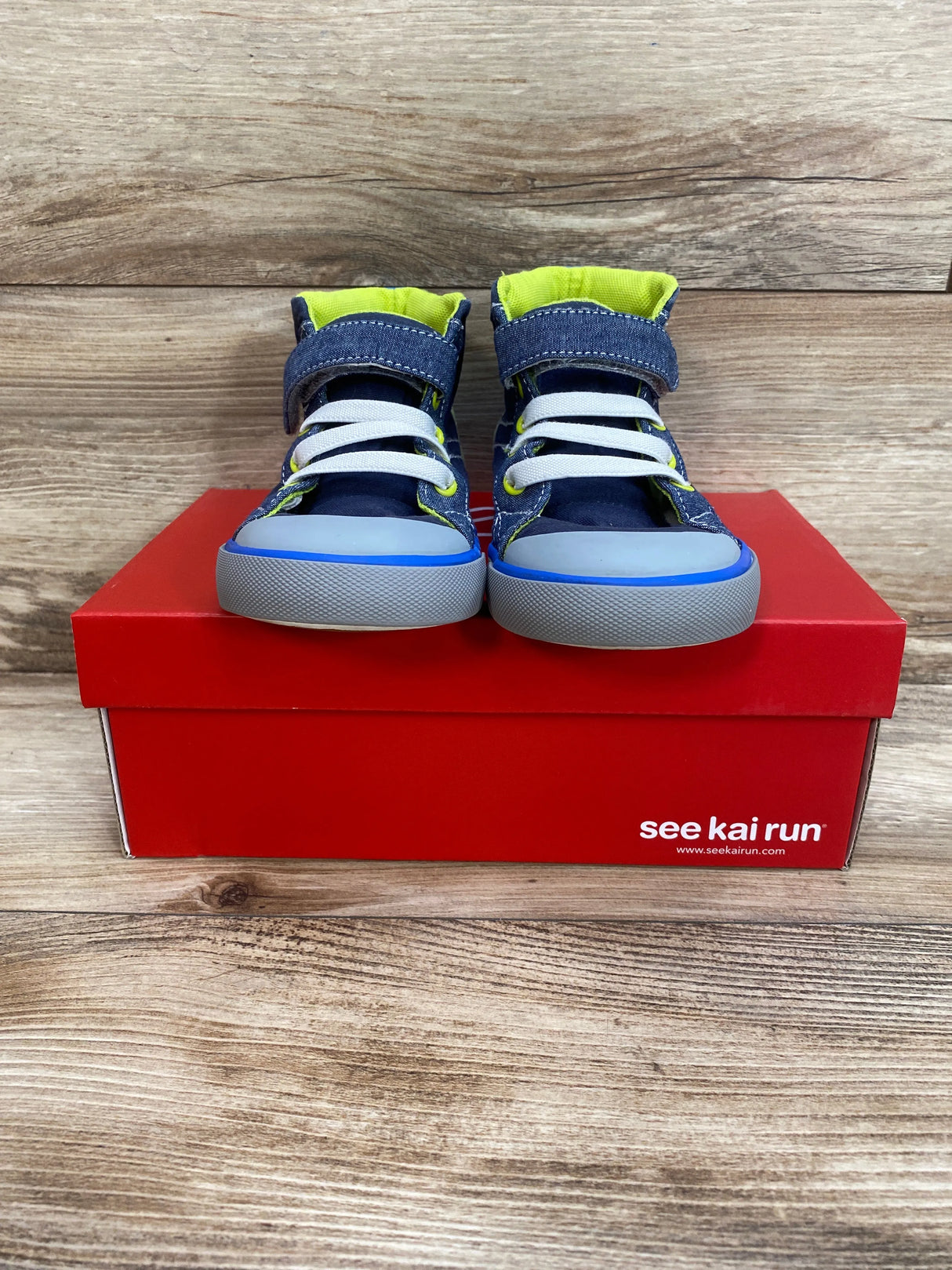 See Kai Run Dane Blue/Lime Sz 12.5c