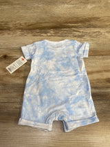 NEW Cat & Jack Lil Snuggle Bunny Romper Blue sz 0-3m