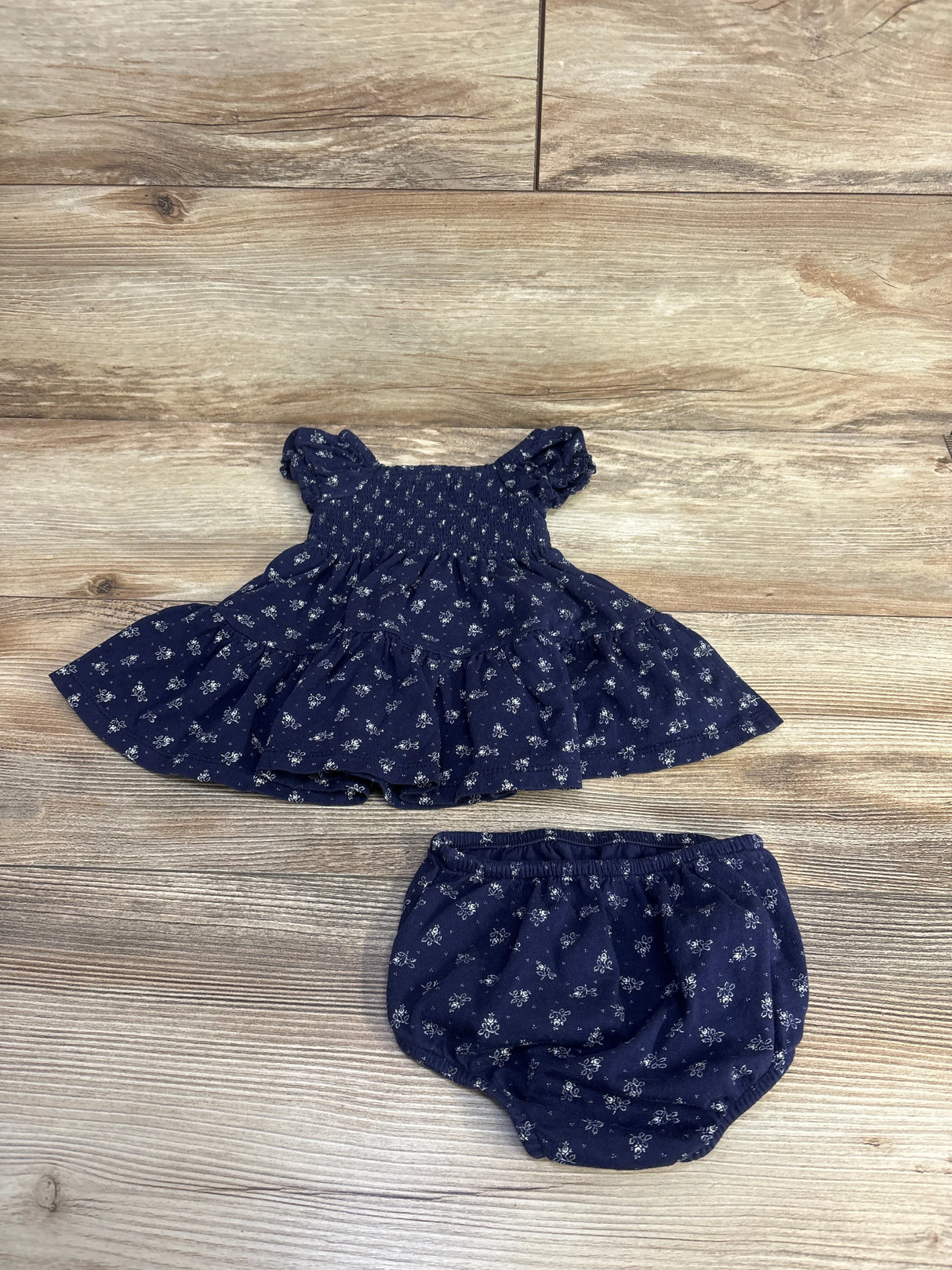 Ralph Lauren 2pc Smocked Dress Set sz 3m