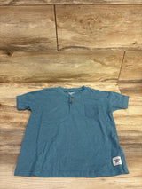 Oshkosh Henley Shirt Blue sz 5T