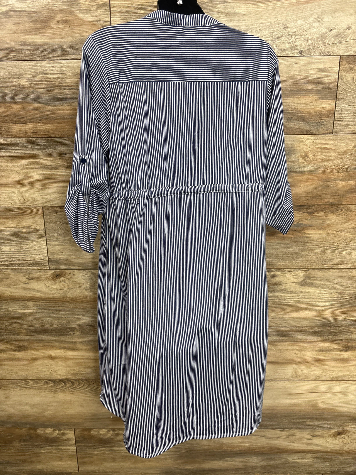 Eden & Olivia Maternity Striped Dress Blue sz XL