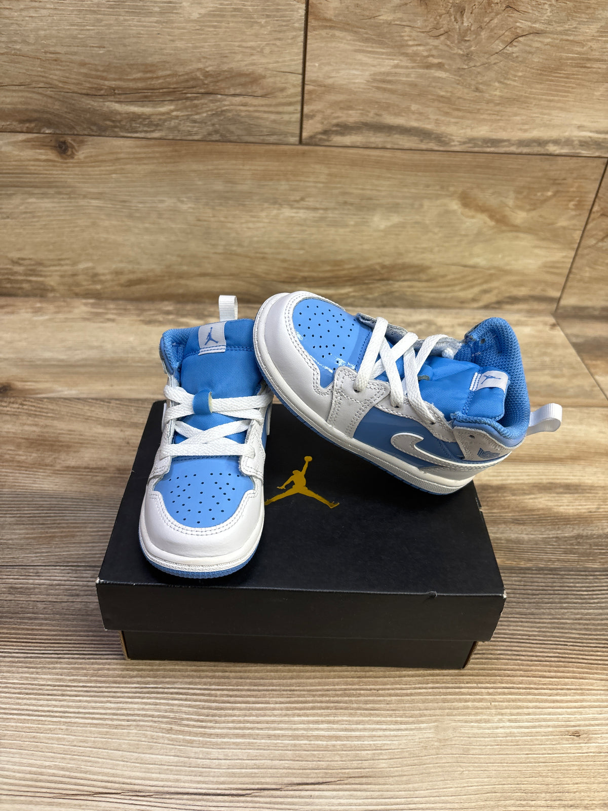 Air Jordan 1 Mid TD 'Legend Blue' Sneakers sz 8c