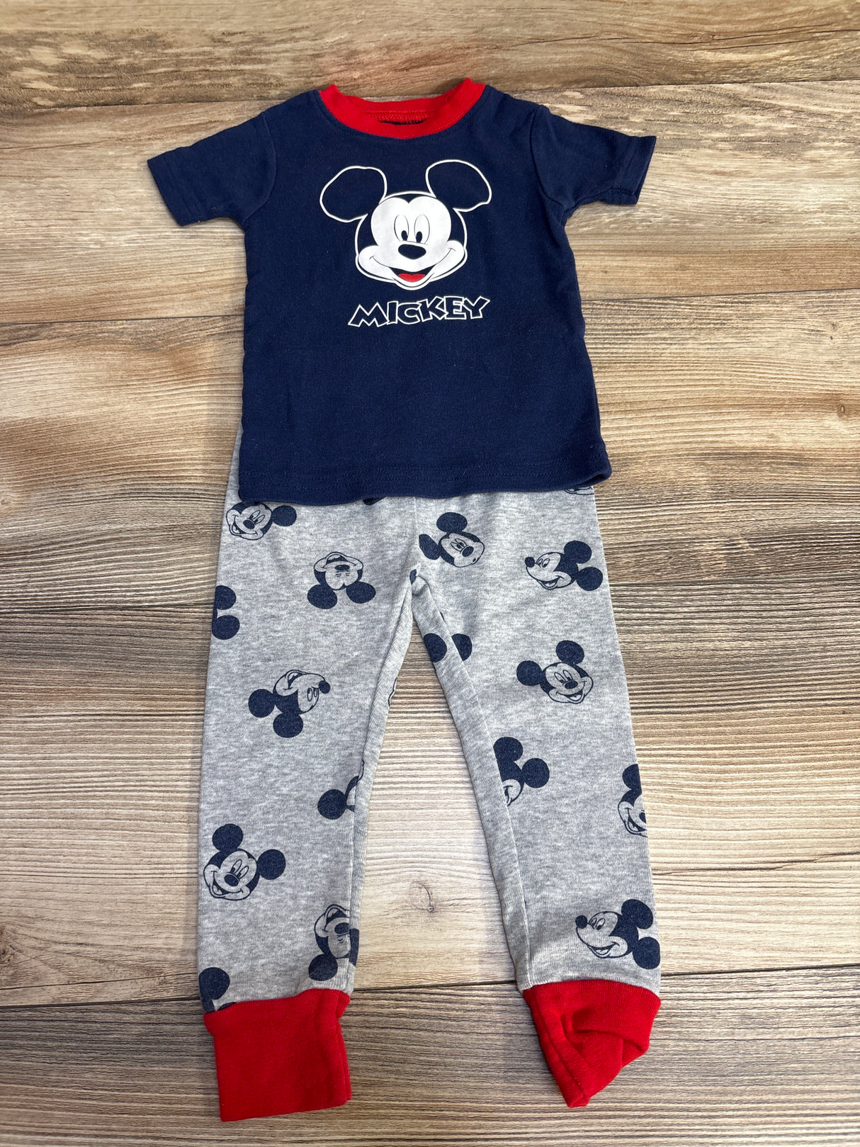 Disney x Carter's 2pc Mickey Mouse Shirt  & Pants Set Navy sz 12m