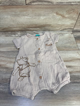 Disney Baby Winnie The Pooh Gauze Romper Beige sz 6-9m