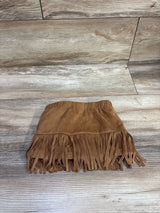 Rarity Suede Tassel Skort Brown sz 18m