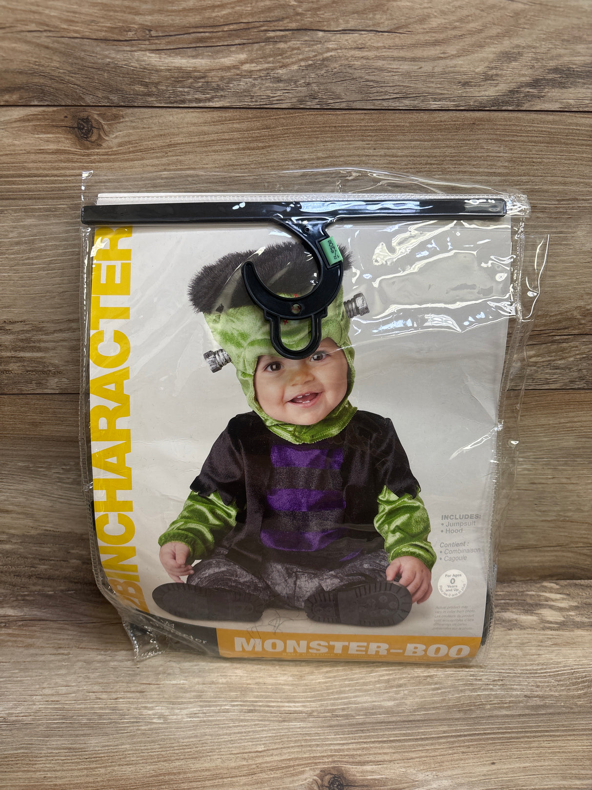 Incharacter Monster Boo Black sz 12-18m