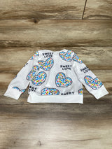 Sweet Love Sweatshirt White sz 12-18m