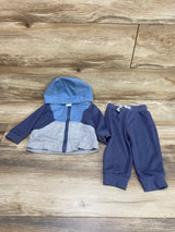 Tommy Bahama 2pc Hoodie & Pants Blue sz 12m