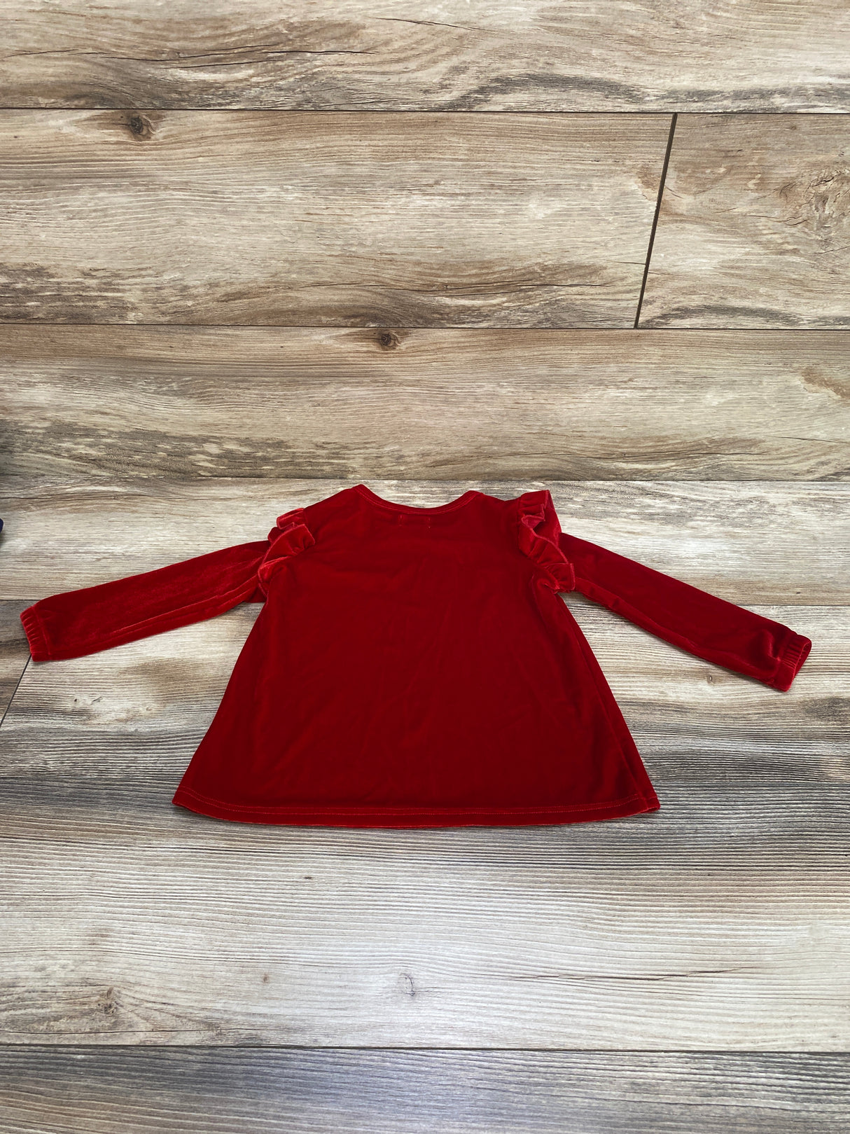 BCBGirls Velvet Shirt Red sz 18m