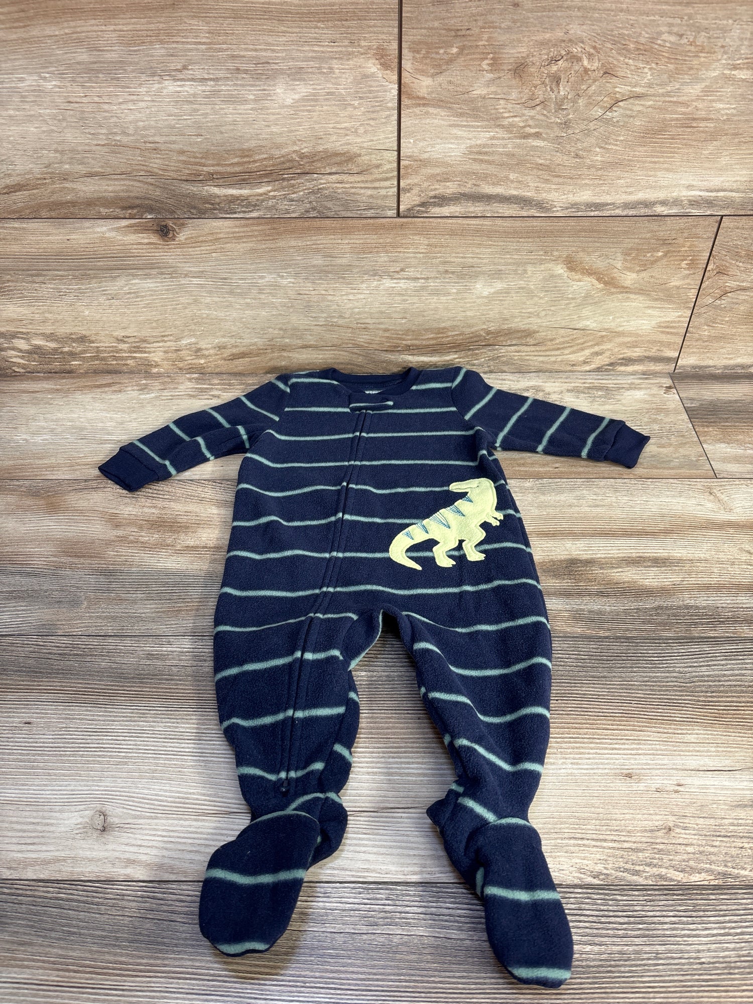 Carter's Striped Blanket Sleeper Navy sz 6m