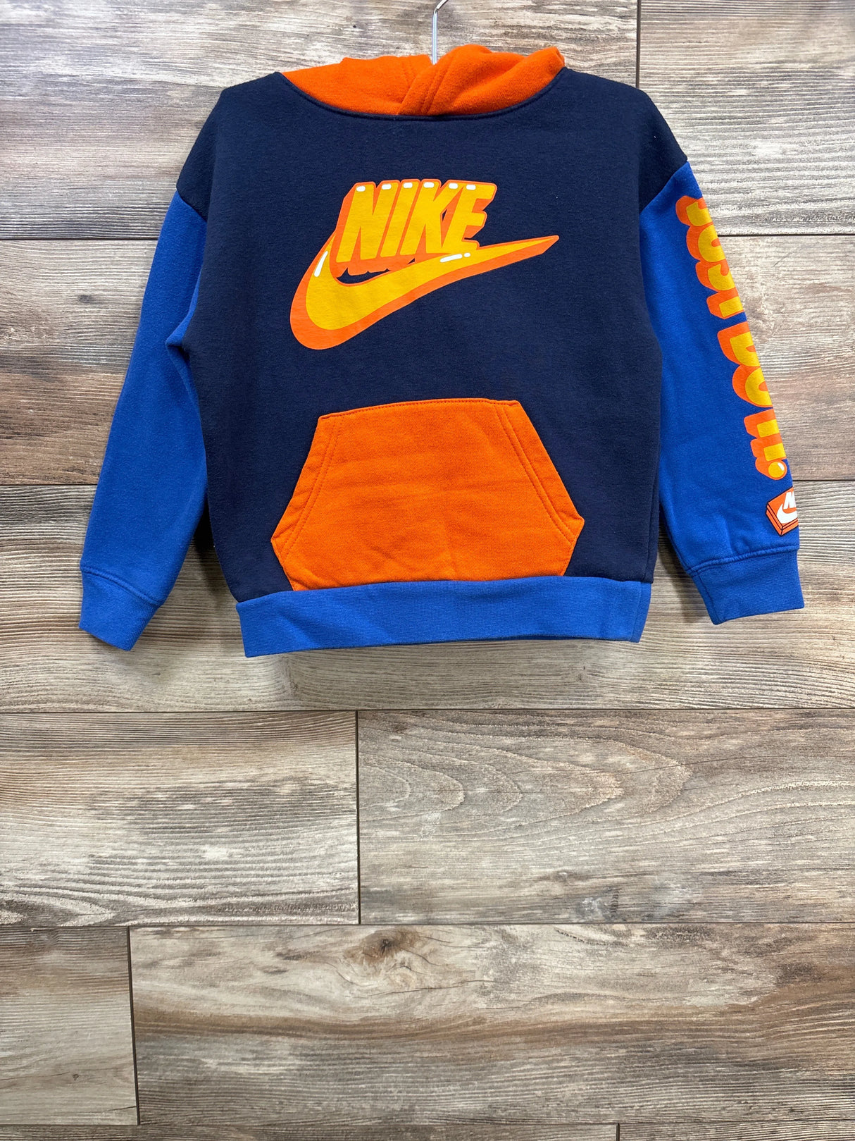 Nike Raglan Pull Over Hoodie Blue sz 4T