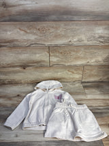 Cat & Jack 2pc Zip-Up Jacket & Skort Set Ivory sz 4T